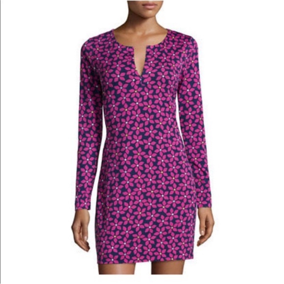 Diane Von Furstenberg Reina Shift Tunic Dress Womens 2 - Picture 1 of 4